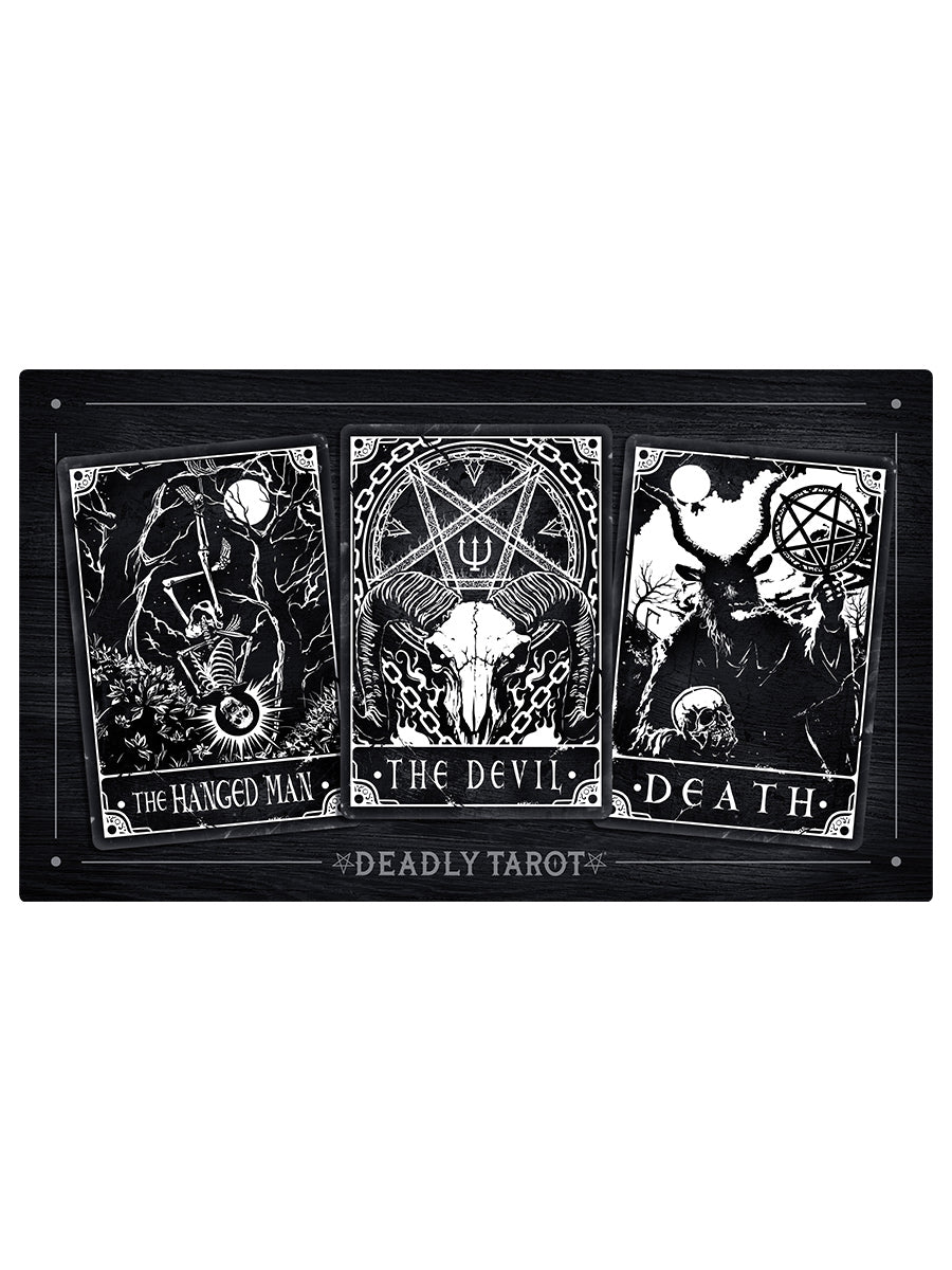 Deadly Tarot The Devil, Death & The Hanged Man XL Mouse/Desk Mat