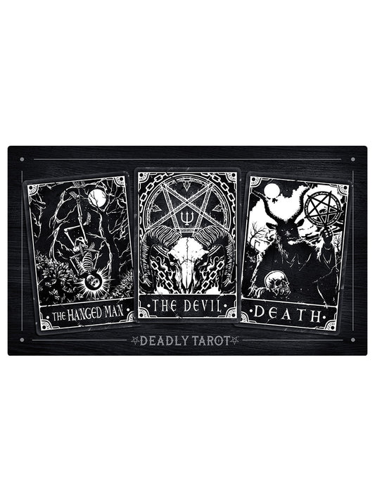 Deadly Tarot The Devil, Death & The Hanged Man XL Mouse/Desk Mat
