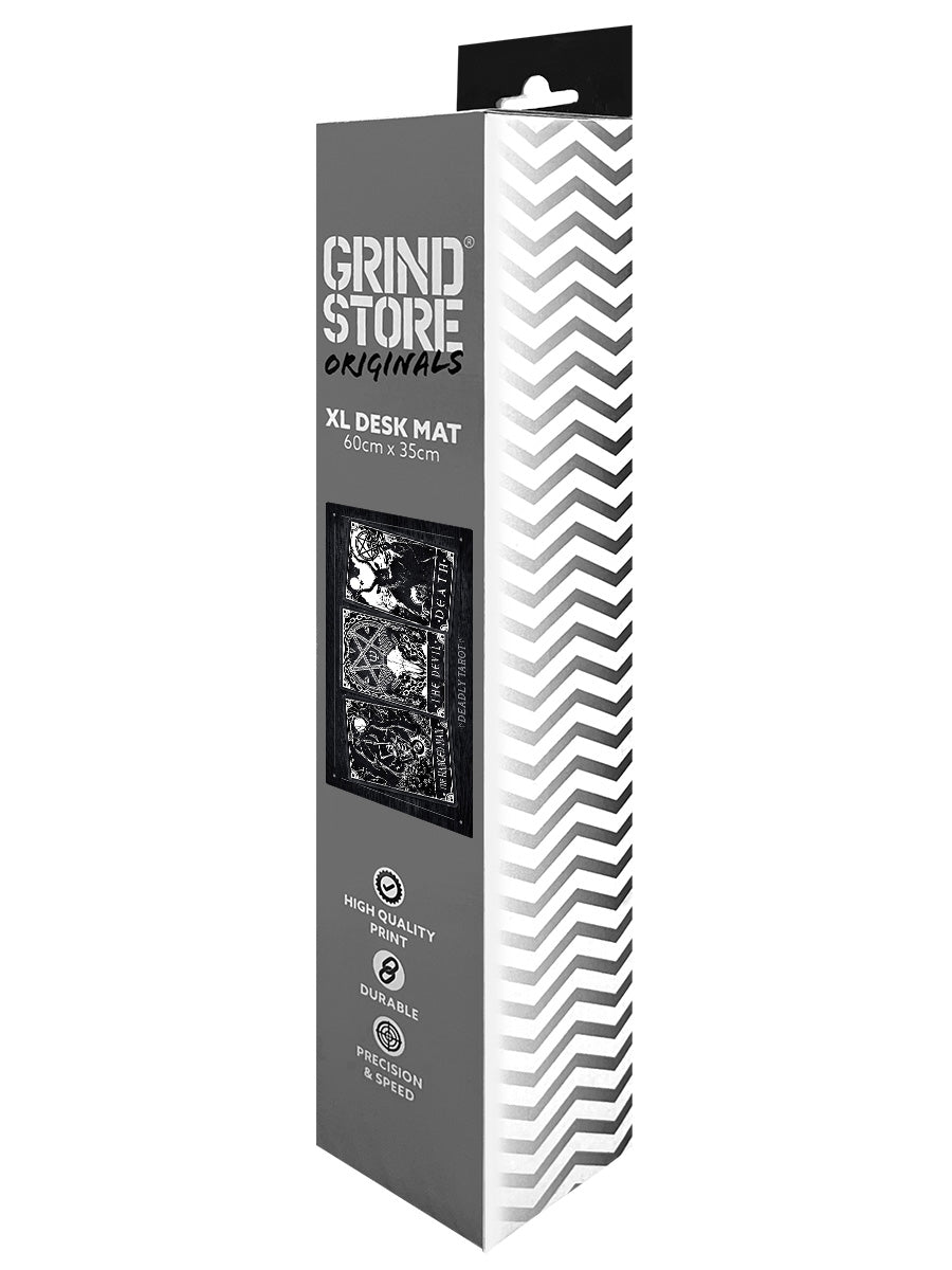 Deadly Tarot The Devil, Death & The Hanged Man XL Mouse/Desk Mat