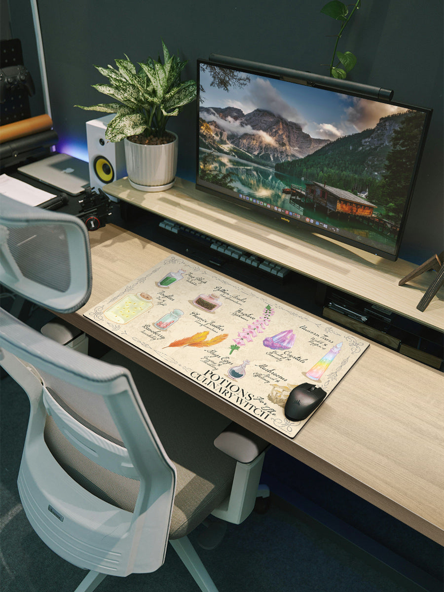 Potions For The Culinary Witch XL Mouse/Desk Mat