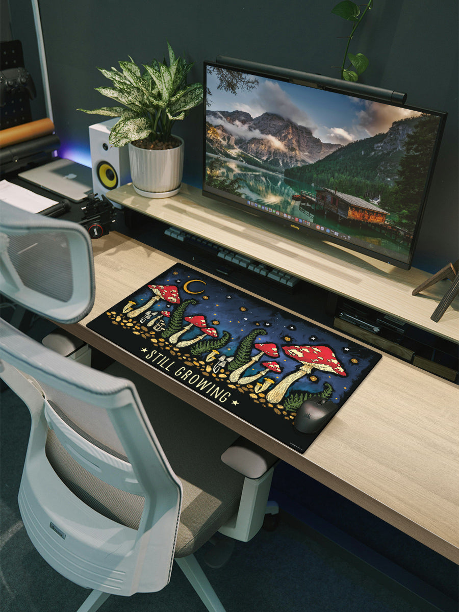 Magical Mushrooms Still Growing XL Mouse/Desk Mat