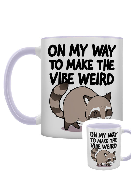 On My Way To Make The Vibe Weird Lilac Inner 2-Tone Mug