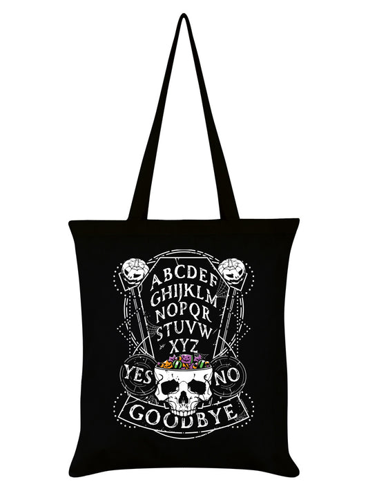 Pumpkin Ouija Black Tote Bag