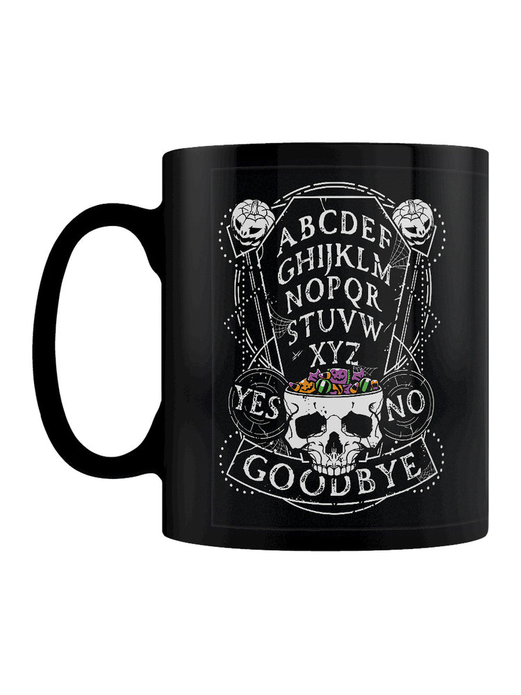 Pumpkin Ouija Black Mug