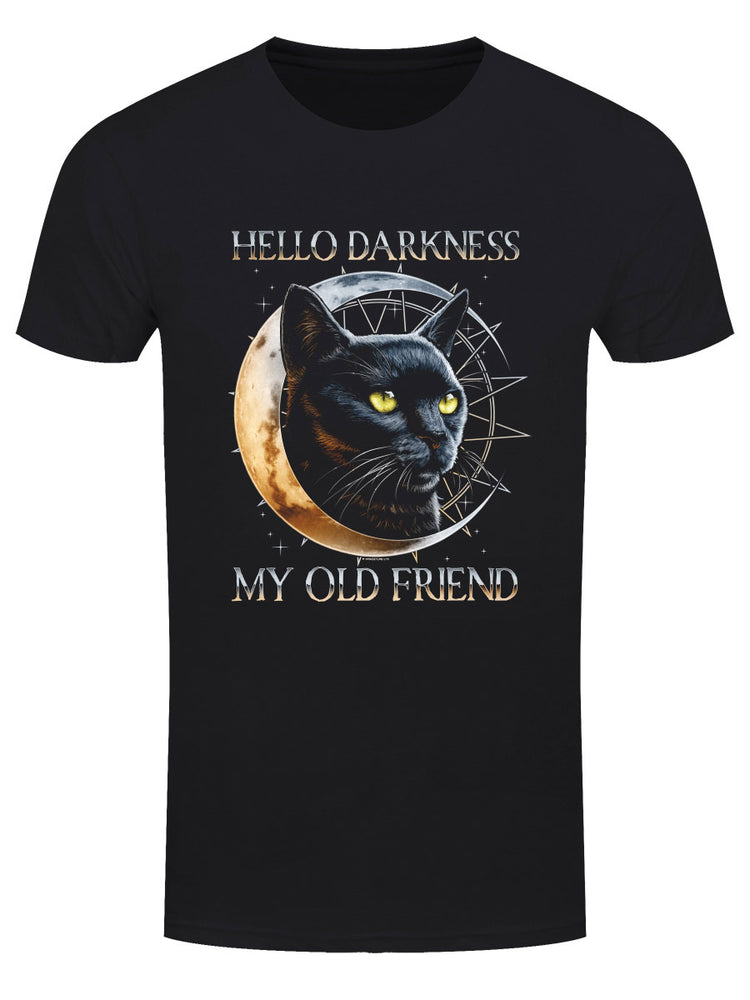 Hello Darkness My Old Friend Men's Black T-Shirt