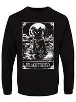 Deadly Tarot - Jólakötturinn The Yule Cat Men's Black Christmas Jumper