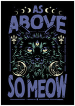 As Above So Meow Mini Poster