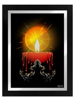 Requiem Collective Candlelight Reflection Mirrored Tin Sign