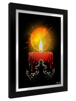 Requiem Collective Candlelight Reflection Mirrored Tin Sign