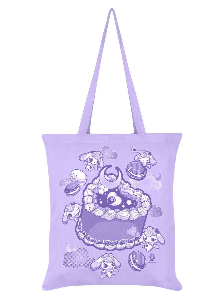 Cosmic Boop Bunny Bakery Lilac Tote Bag