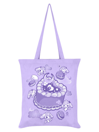 Cosmic Boop Bunny Bakery Lilac Tote Bag