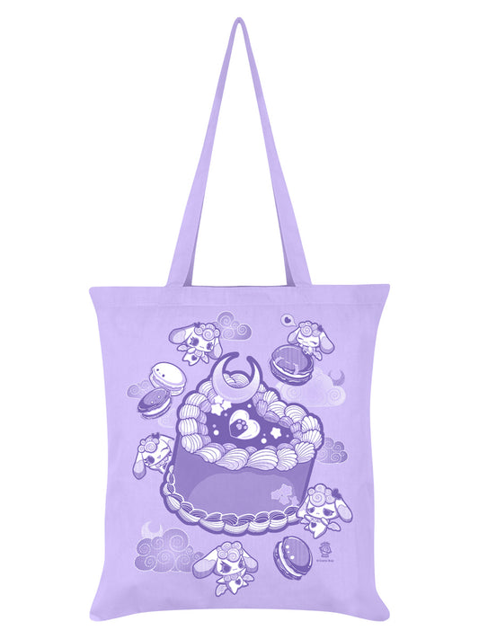 Cosmic Boop Bunny Bakery Lilac Tote Bag