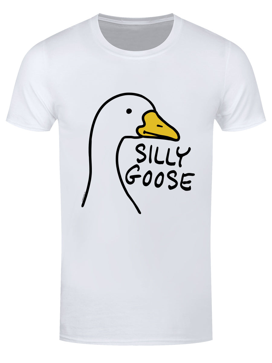 Silly Goose Men's White T-Shirt