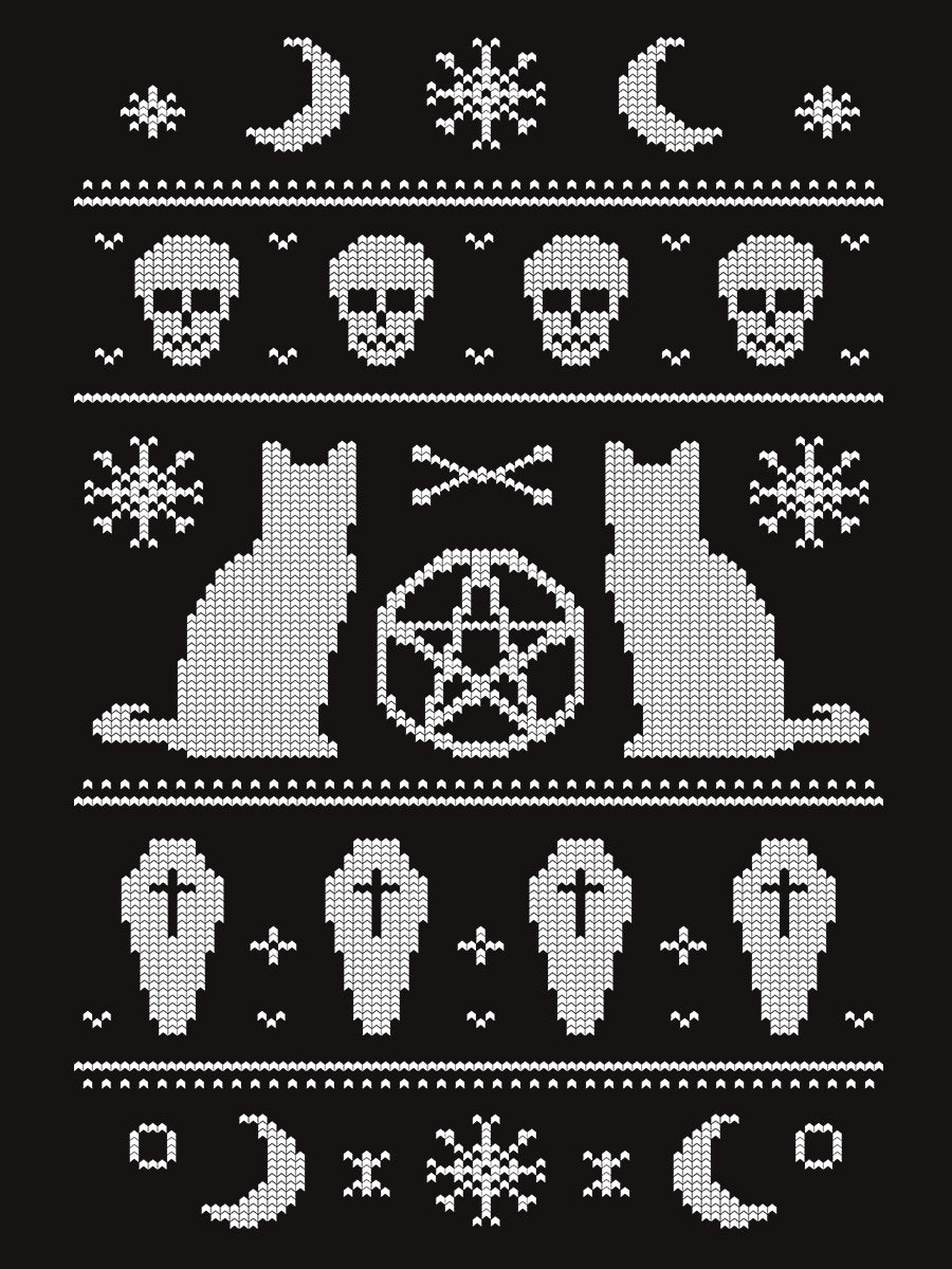 Bewitched Ladies Black Christmas Jumper