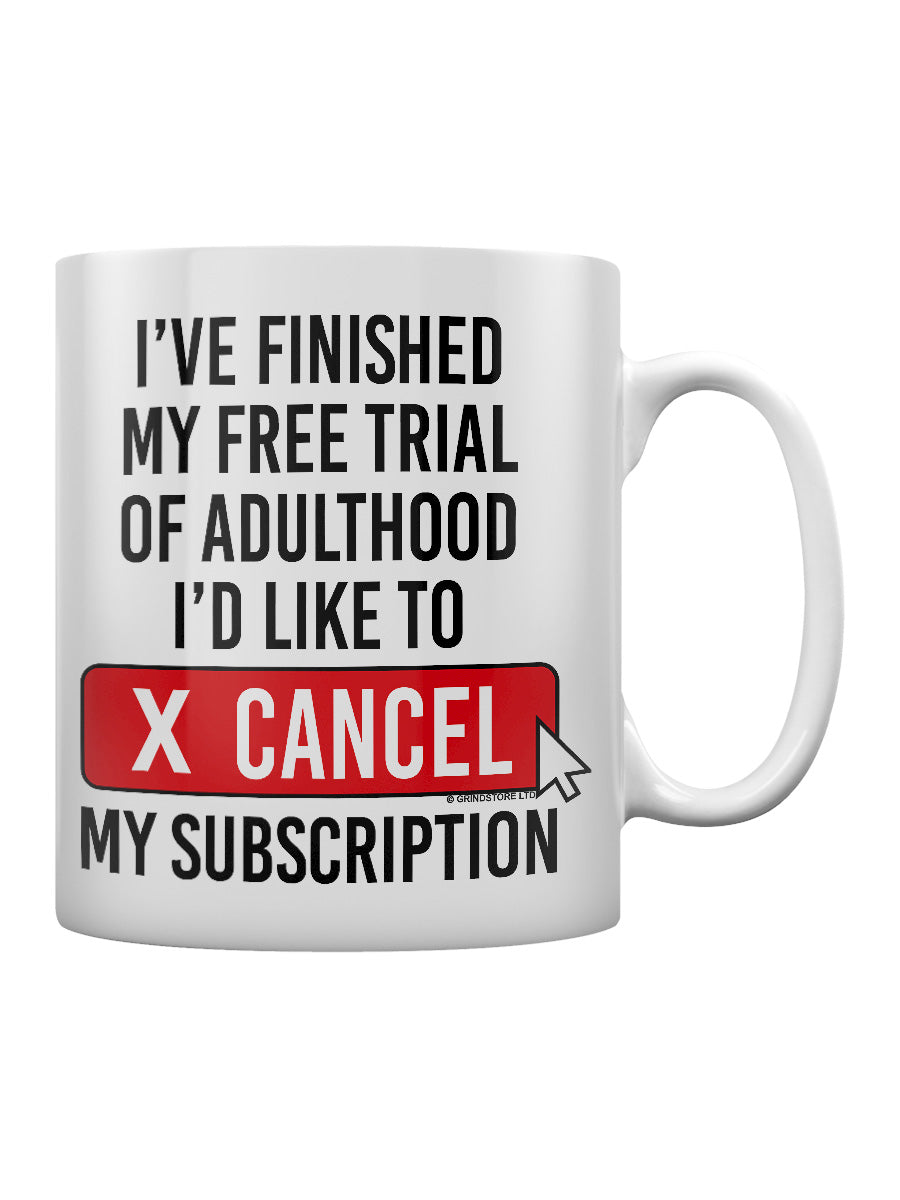 Adulthood Subscription Cancellation Mug