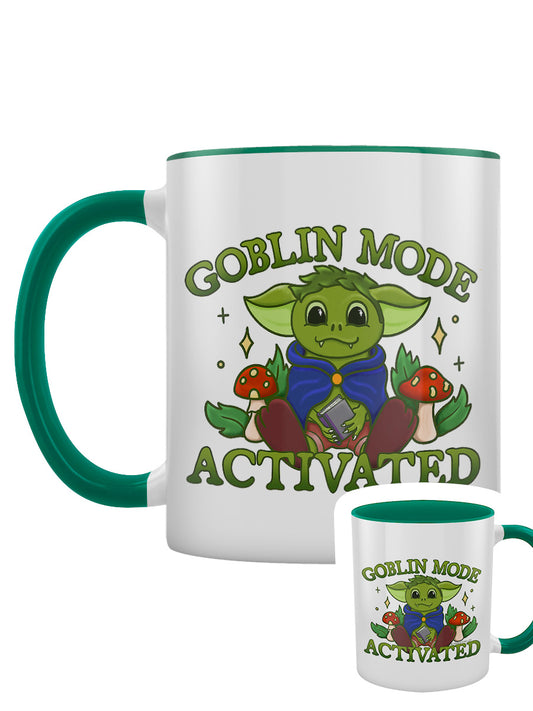 Goblin Mode Activated Green Inner 2-Tone Mug