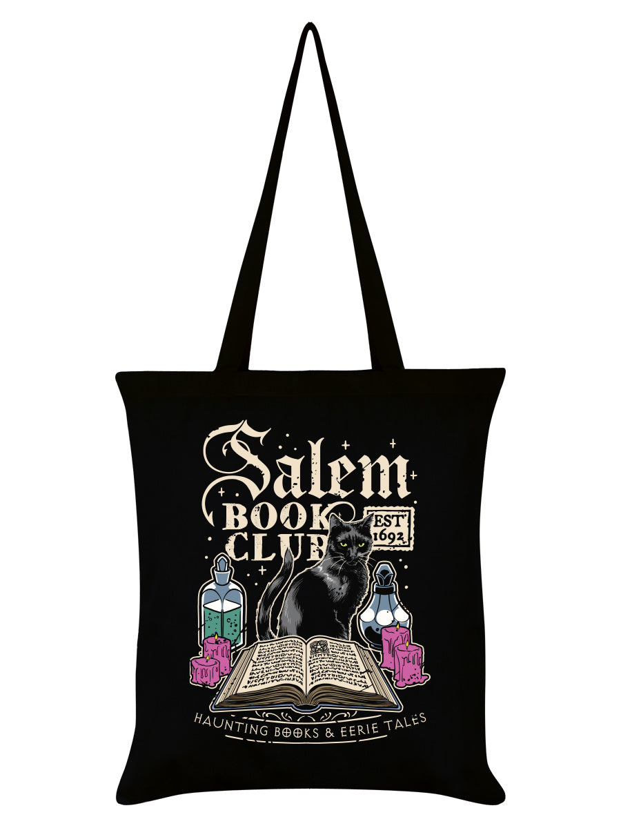 Salem Book Club Black Tote Bag