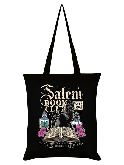Salem Book Club Black Tote Bag