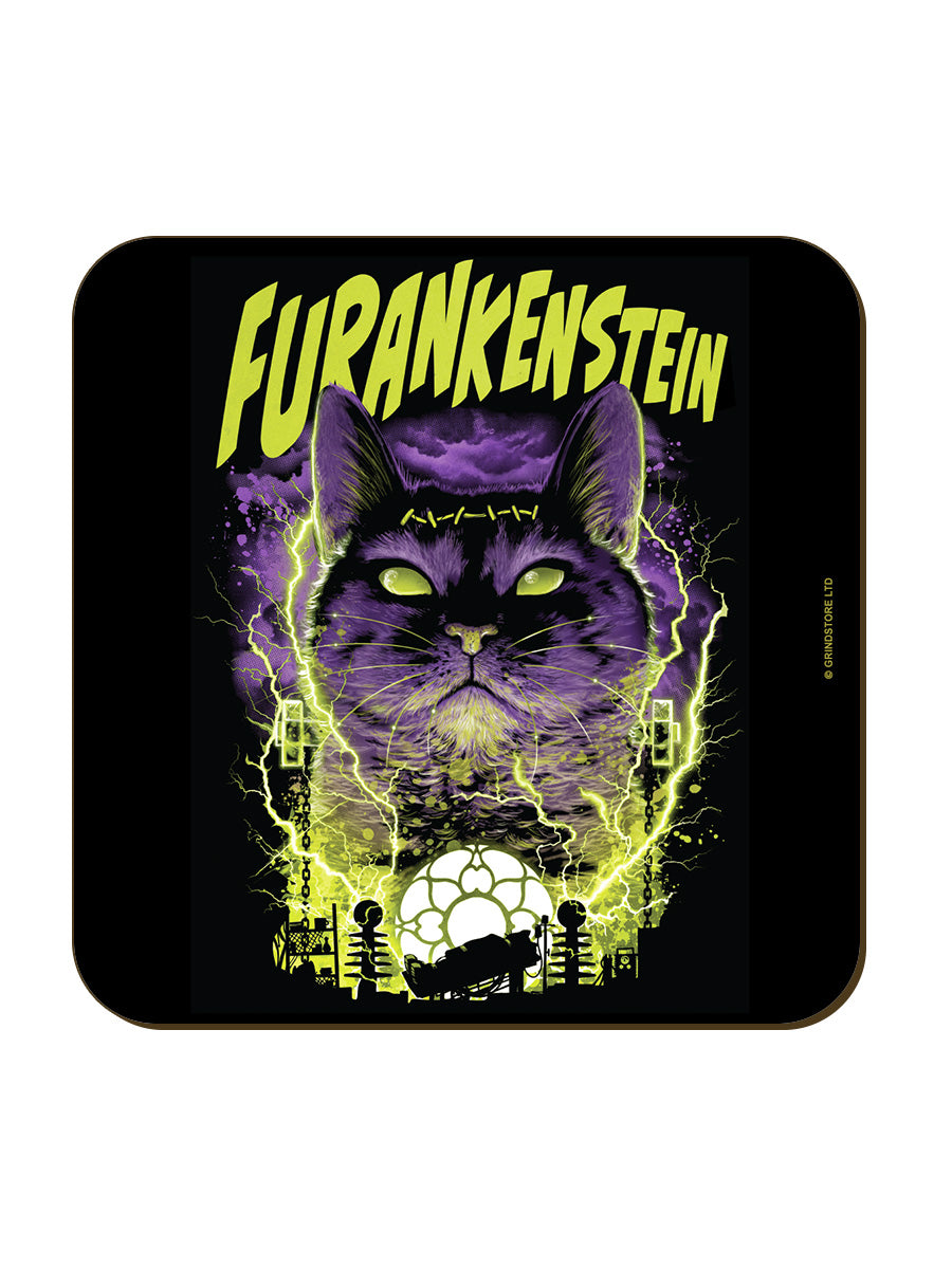 Horror Cats Furankenstein Square Coaster
