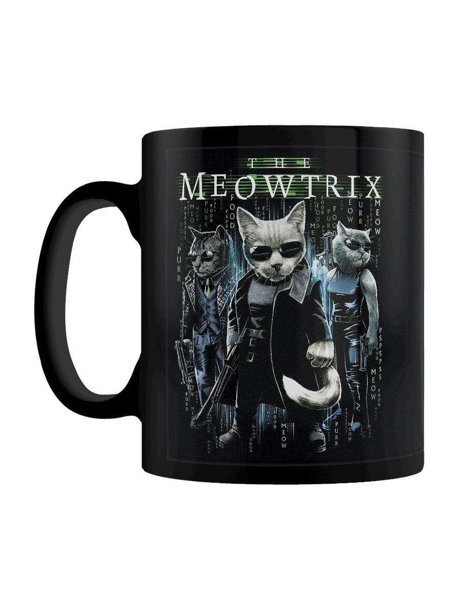 Horror Cats The Meowtrix Black Mug