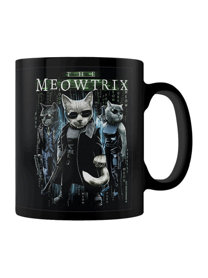 Horror Cats The Meowtrix Black Mug