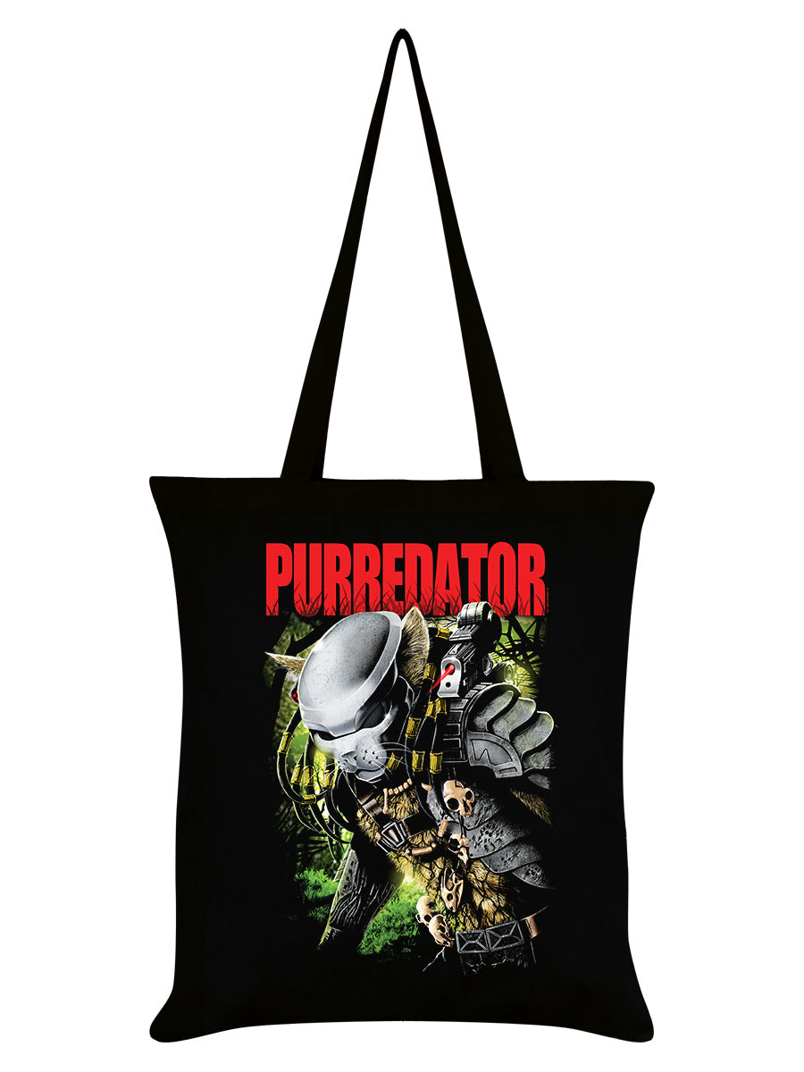 Horror Cats Purredator Tote Bag