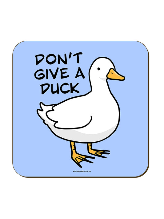 Don't Give A Duck Square Coaster