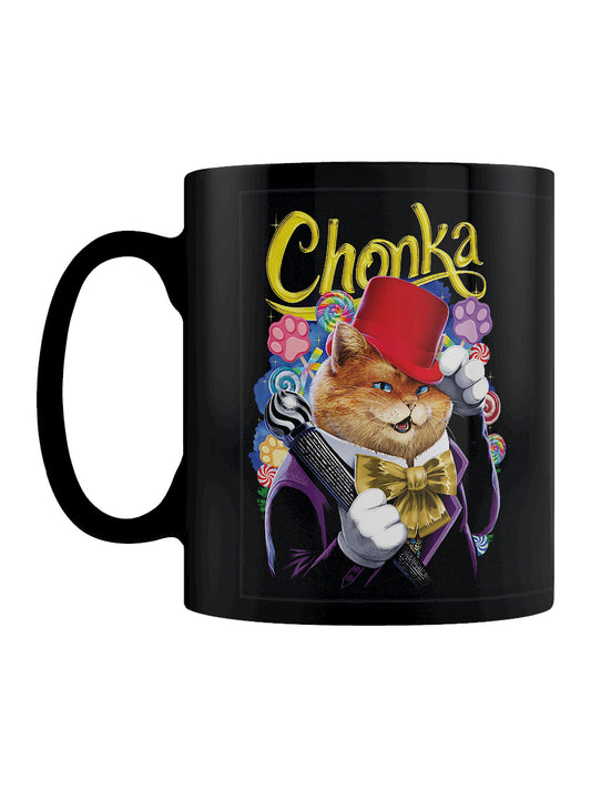 Horror Cats Chonka Black Mug