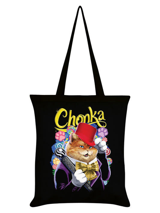 Horror Cats Chonka Black Tote Bag