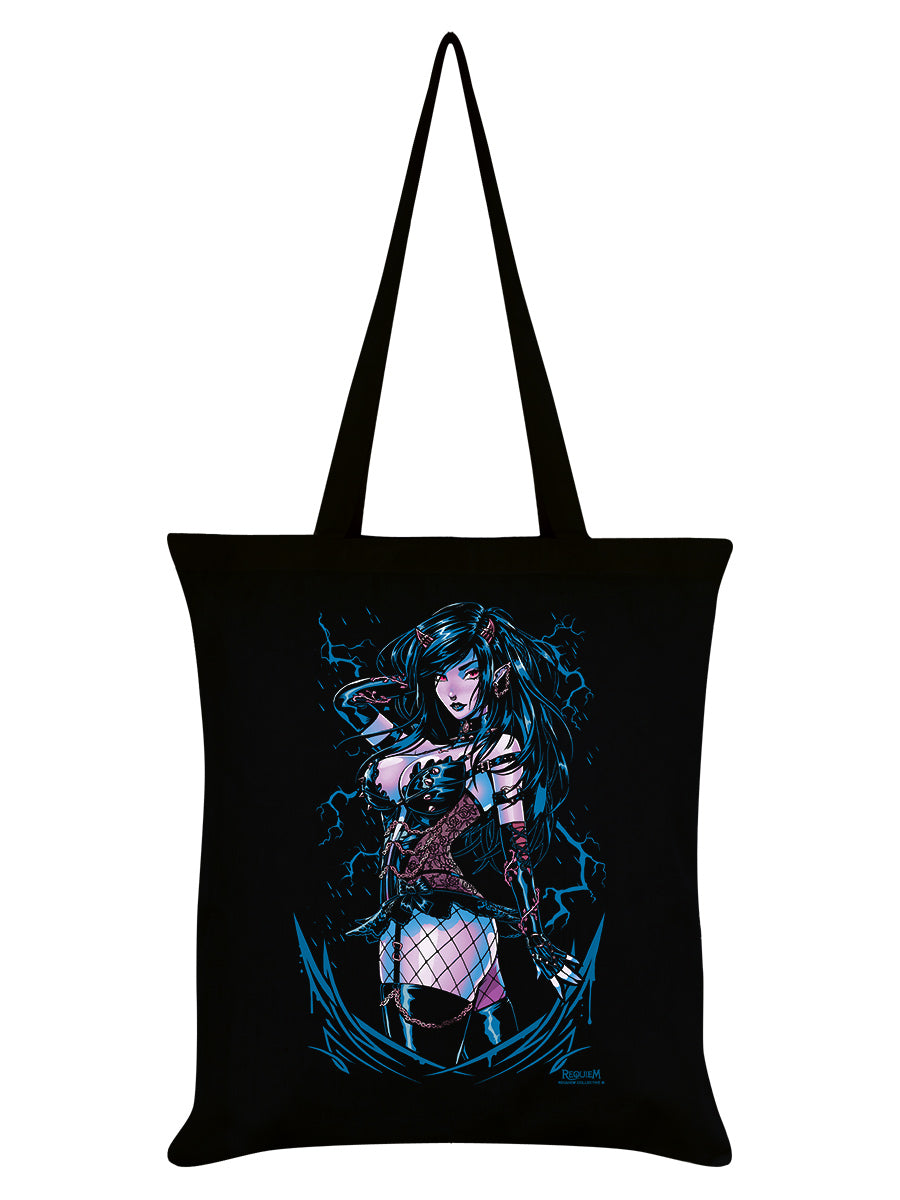 Requiem Collective Mila Black Tote Bag