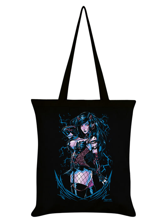 Requiem Collective Mila Black Tote Bag
