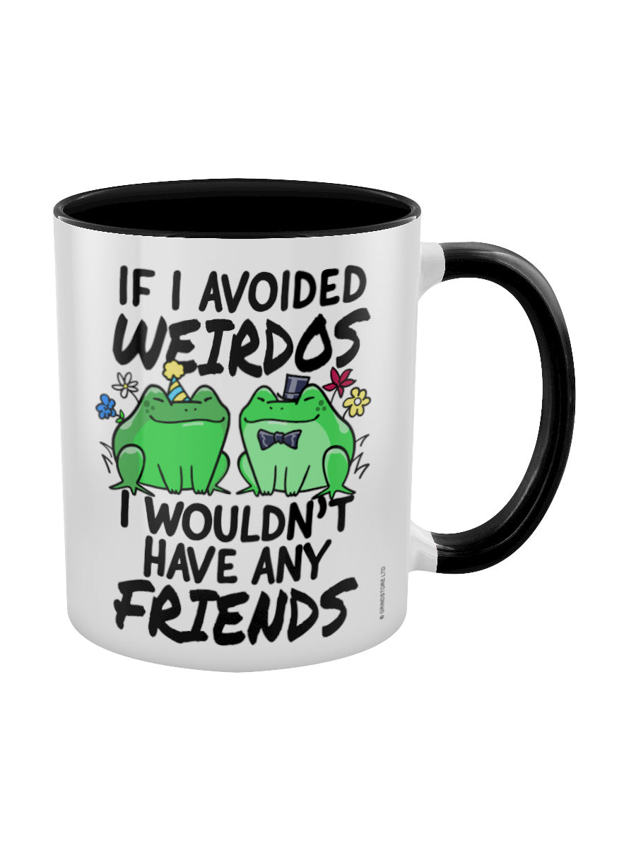 If I Avoided Weirdos I Wouldn't Have Any Friends Black Inner 2-Tone Mug