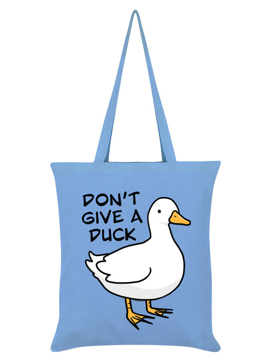 Don't Give A Duck Sky Blue Tote Bag