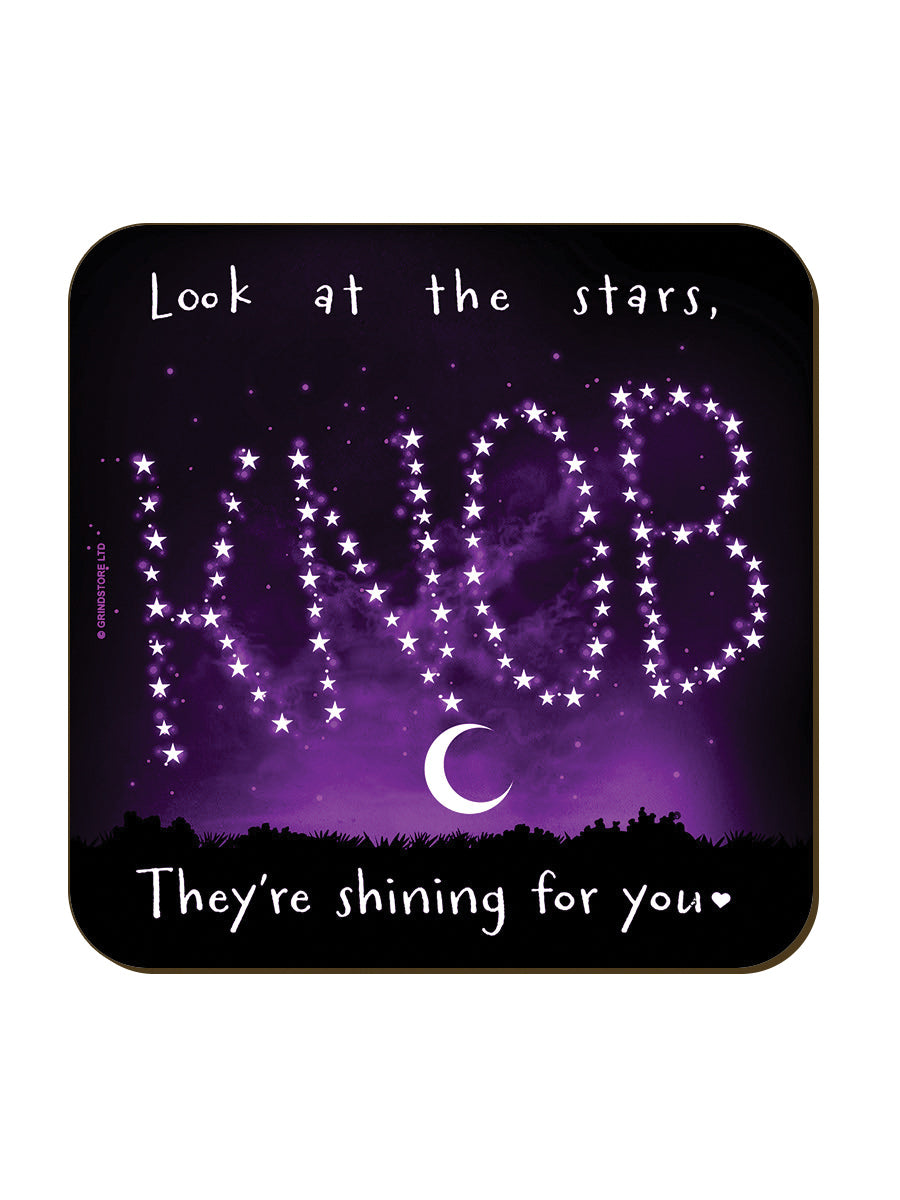 Knob - Shining Stars Square Coaster