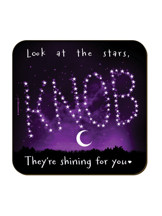 Knob - Shining Stars Square Coaster