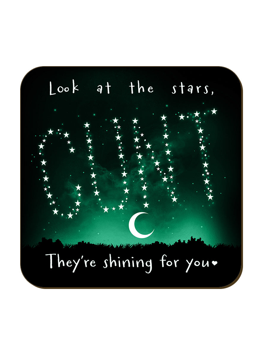 Cunt - Shining Stars Square Coaster