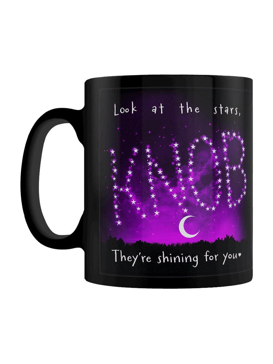 Knob - Shining Stars Black Mug