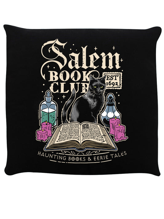 Salem Book Club Black Cushion