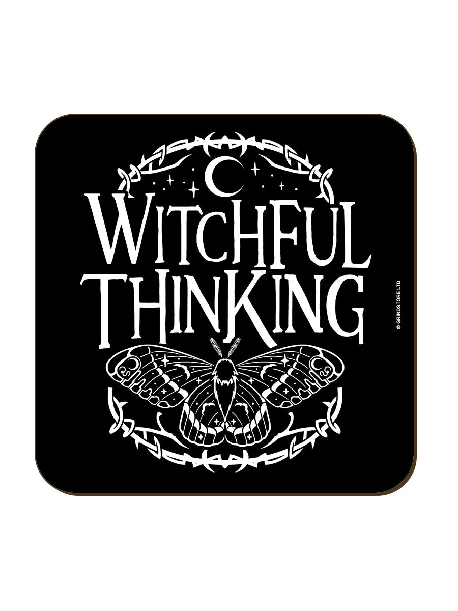 Witchful Thinking Square Coaster