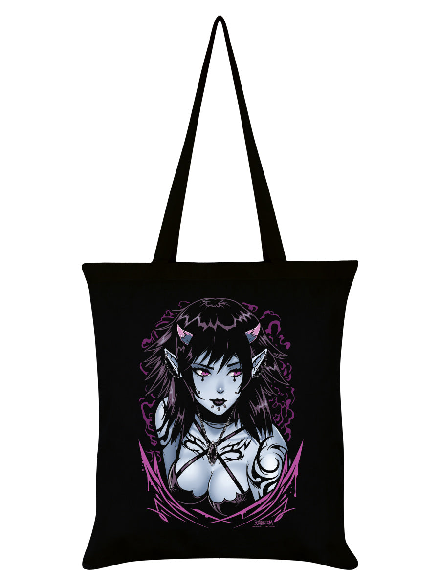 Requiem Collective Lily Black Tote Bag