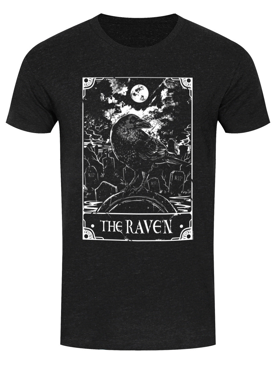 Deadly Tarot - The Raven Heather Black Denim Men's T-Shirt