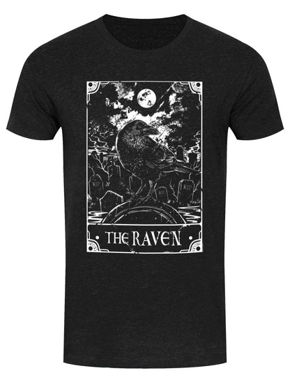 Deadly Tarot - The Raven Heather Black Denim Men's T-Shirt