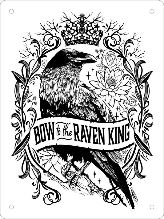 Bow To The Raven King Mini Tin Sign