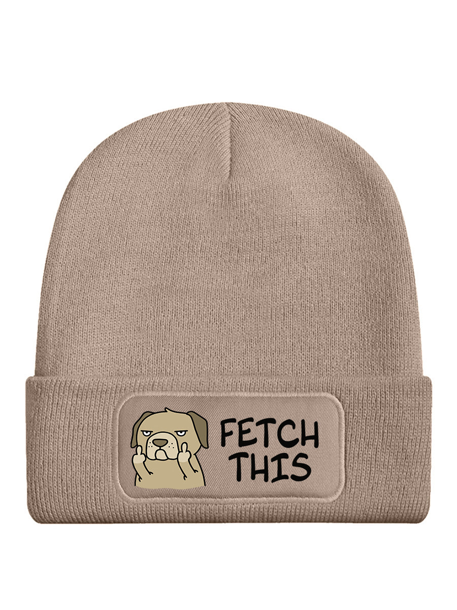 Fetch This Cream Beanie