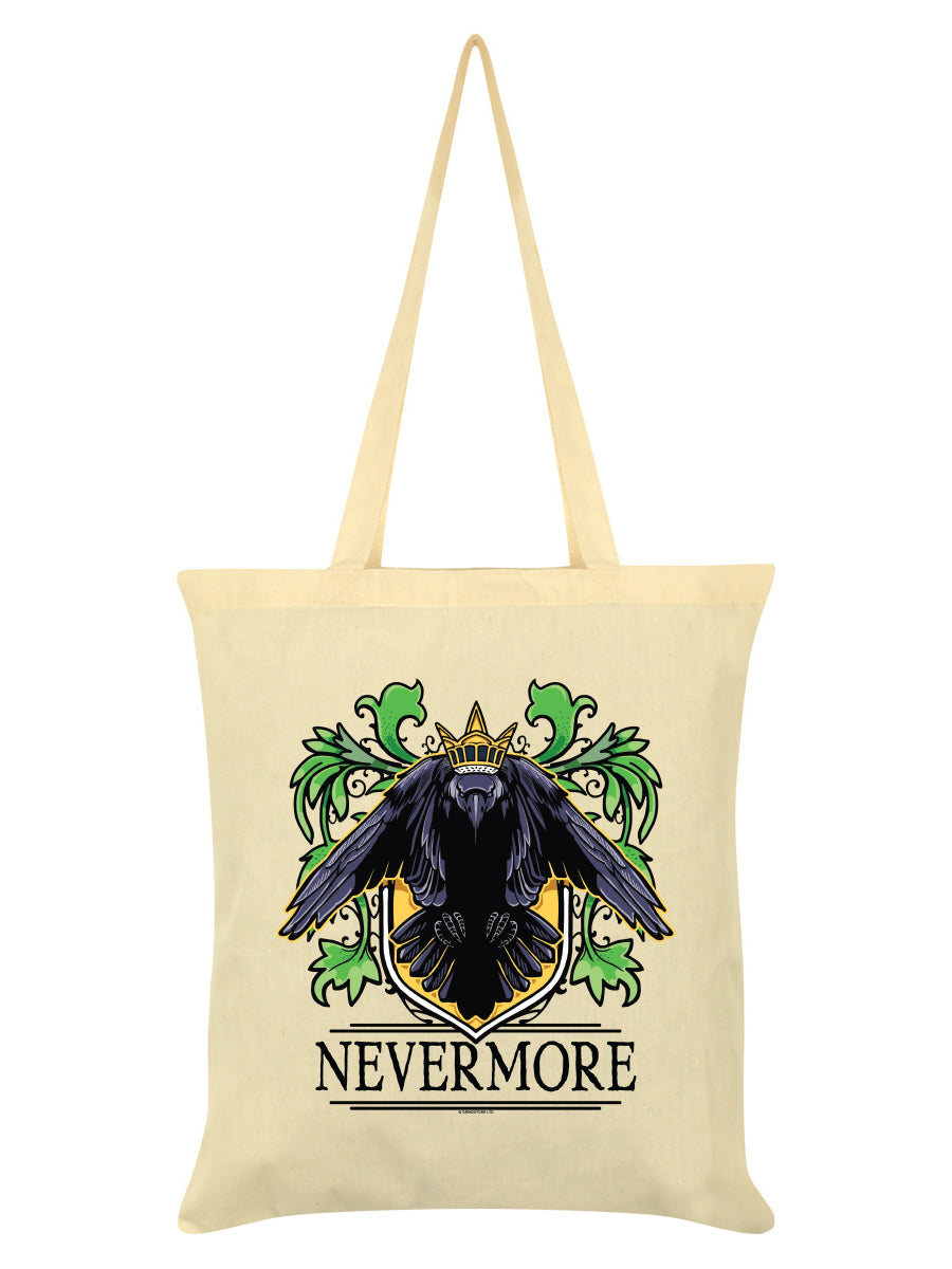 The Raven Nevermore Cream Tote Bag