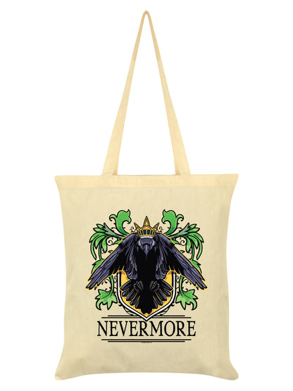The Raven Nevermore Cream Tote Bag