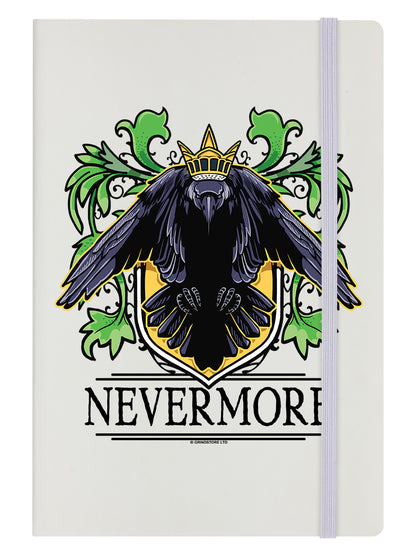 The Raven Nevermore Cream A5 Hard Cover Notebook