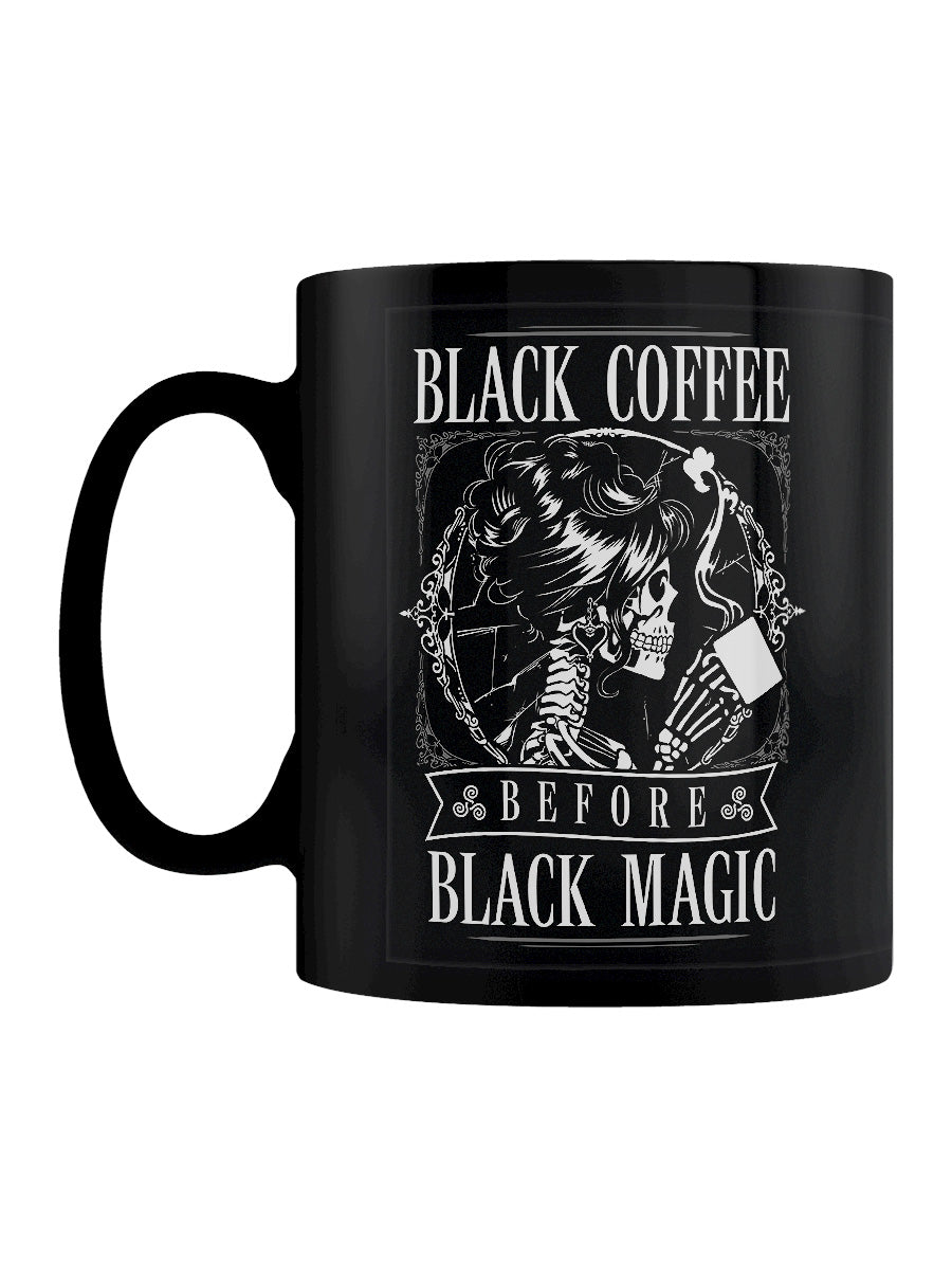 Black Coffee Before Black Magic Mug