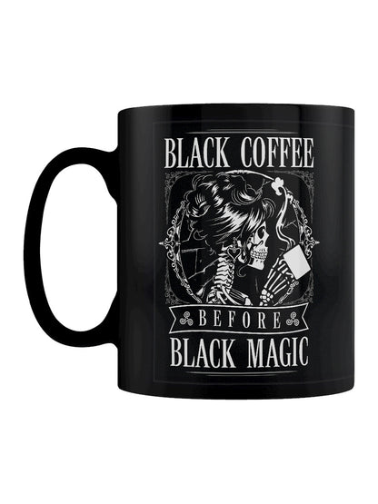 Black Coffee Before Black Magic Mug