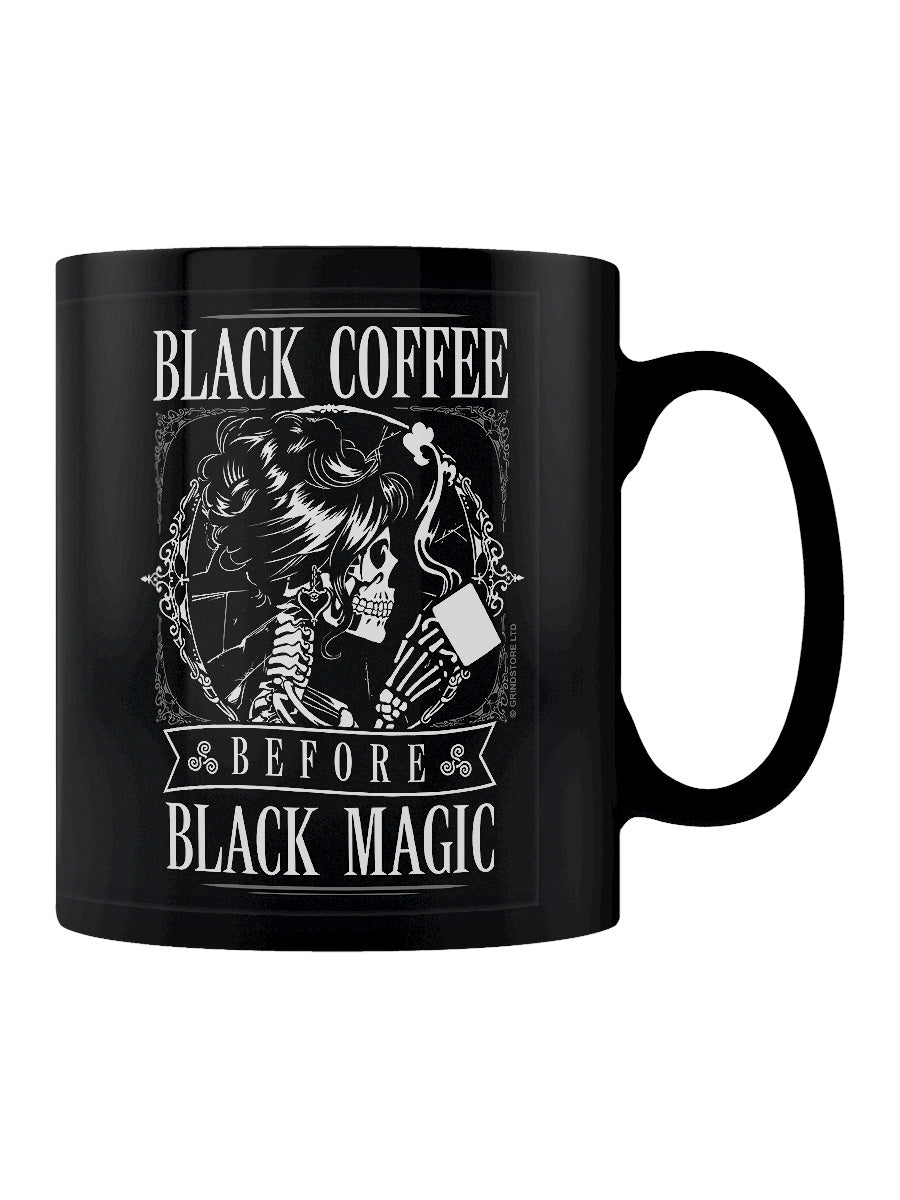Black Coffee Before Black Magic Mug